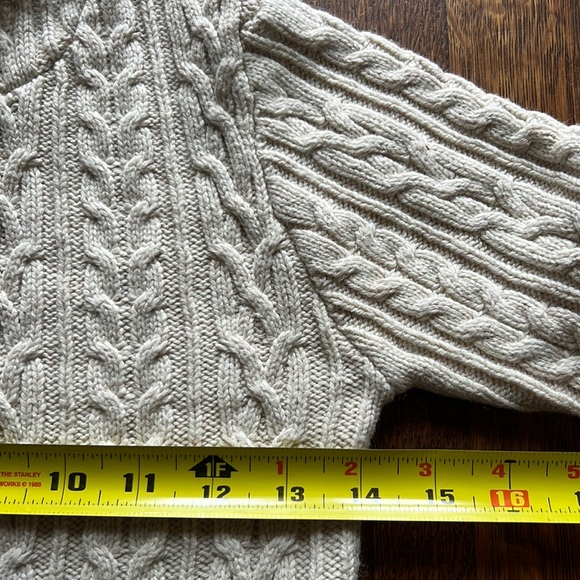 EGG New York Cable Knit Hooded Sweater Size 5 - Picture 14 of 16